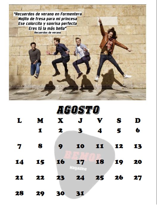 Hoy damos la bienvenida a Agosto con nuestros queridos <a href="/DHIoficial/">DHI</a> y su mojito de fresa 🍸🍓
#CalendarioBemol2017 👉goo.gl/1Al5jL