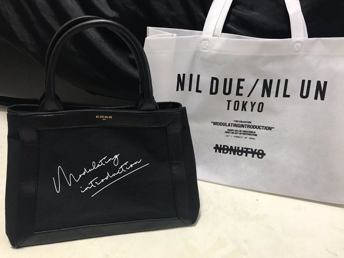 NIL DUE / NIL U N トートバッグ www.styleahead.nl