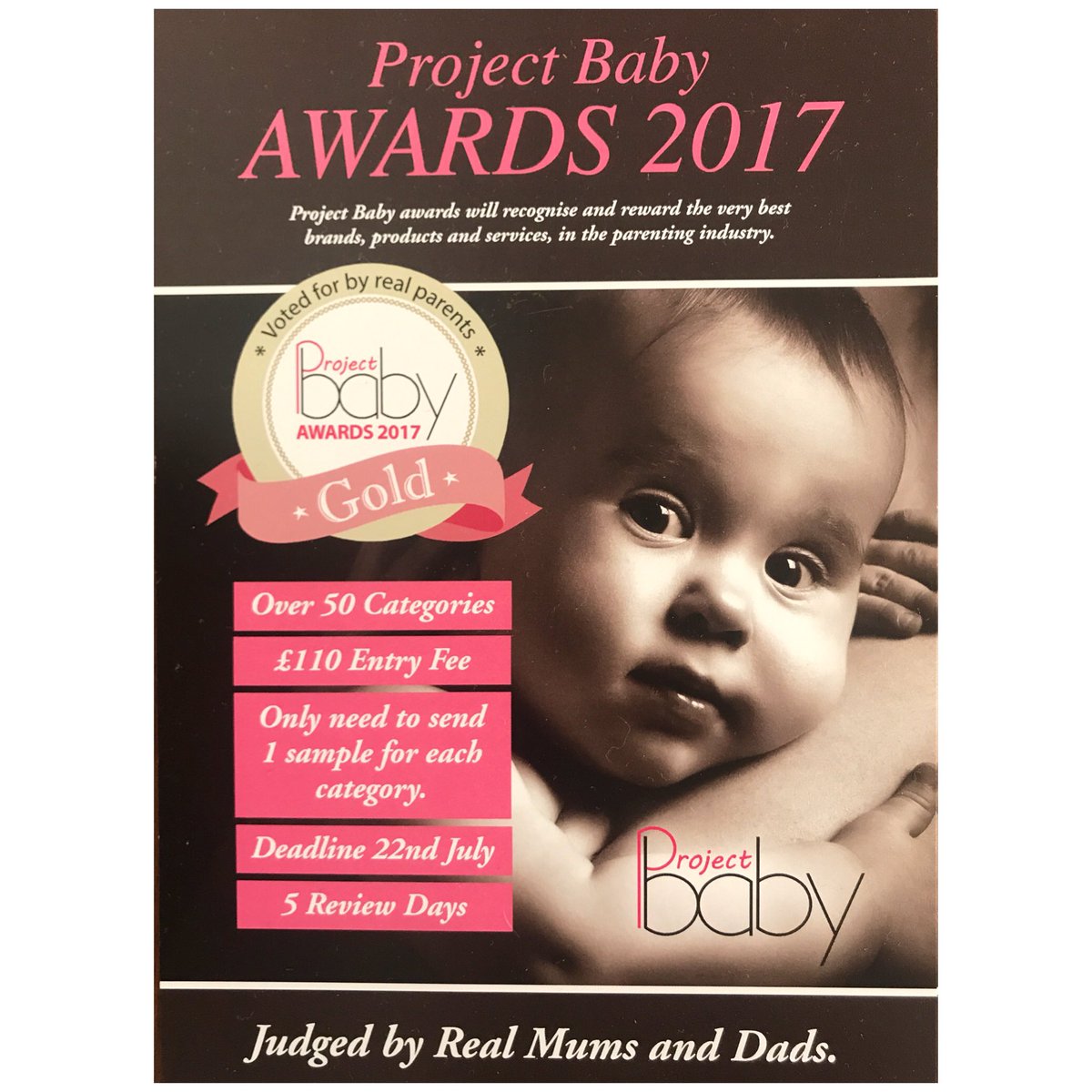 Just a today &amp; tomorrow left to enter http:/projectbabyawards.wixsite.com/projectbabyawards