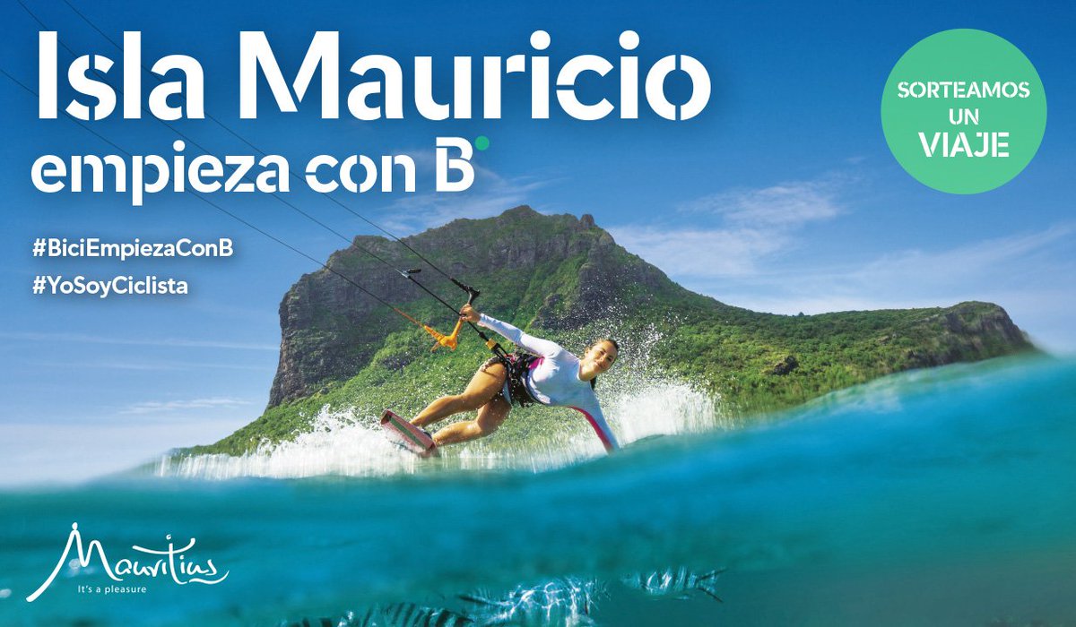 4º sorteo #BiciEmpiezaConB, participa y podrás ganar un increíble VIAJE a #IslaMauricio ☀️🌊 Pincha aquí ➡ yosoyciclista.com/biciempiezaconb