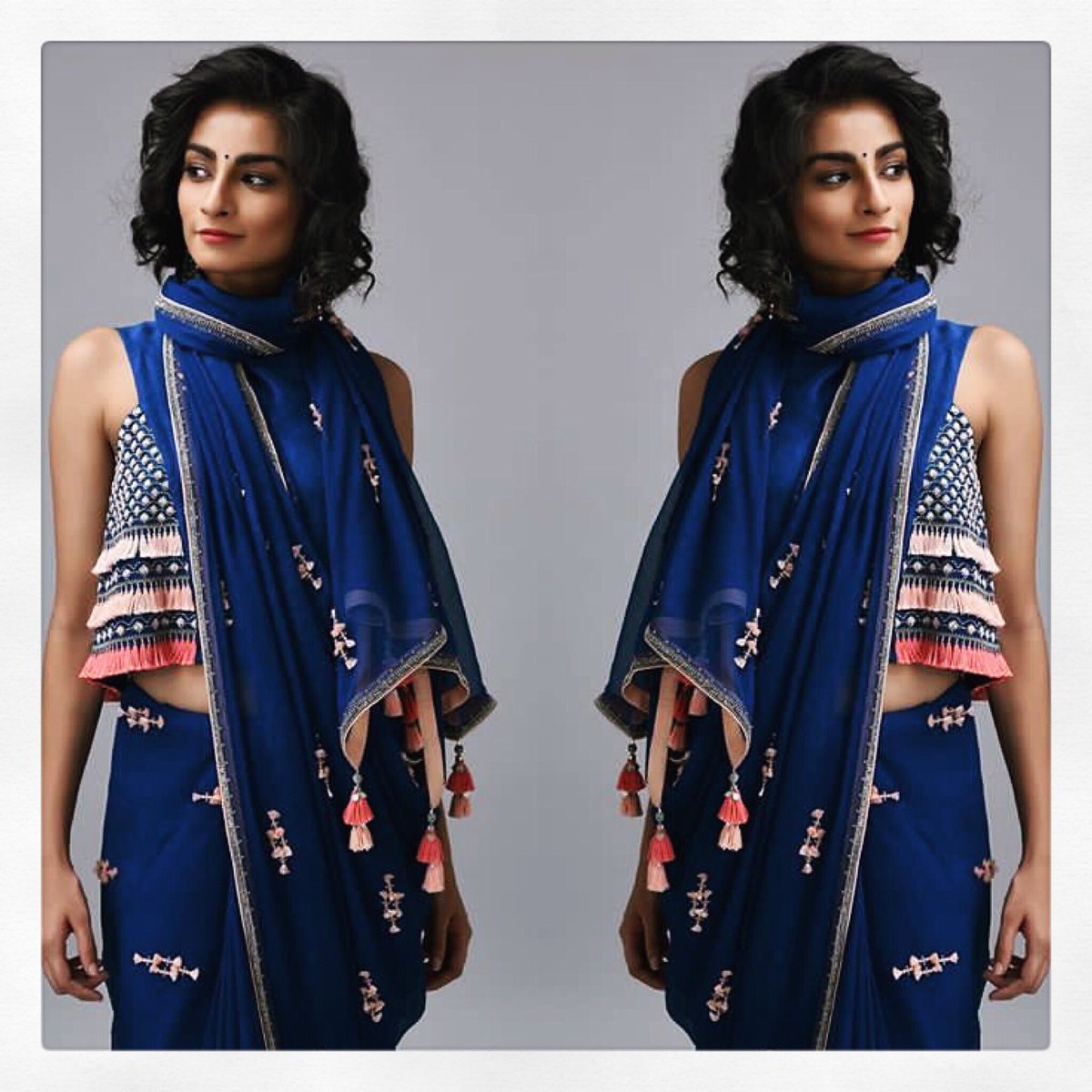 AmrikaLondon's tweet photo. Tuesday morning inspo comes from uniquely chic designs by @MadSamTinZin call us to make an appointment! 02086168360 💖 #indowestern #style https://t.co/BtuXM5a2j0