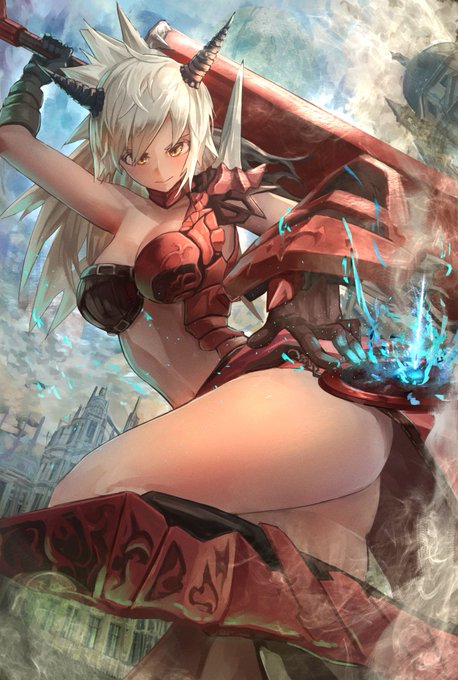 #pixivfantasia
遅れちゃいましたけどピクファン参加してますー!
久しぶりにオリジナルキャラ書いたような気がします。 