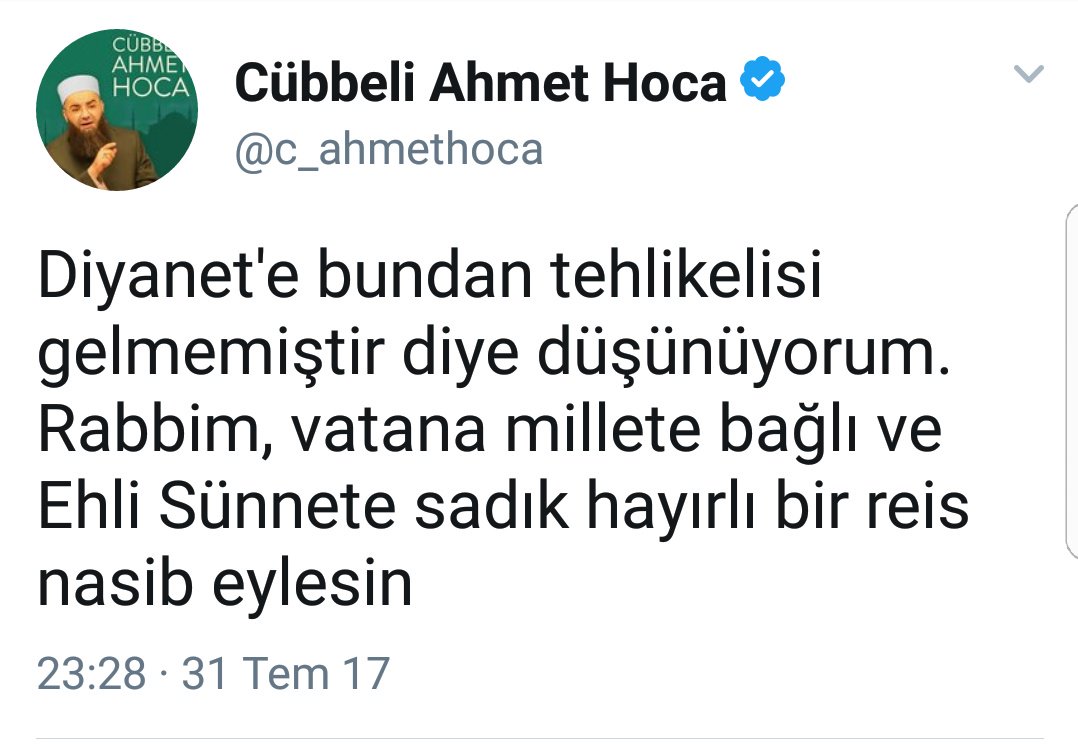 'Görmez vatana-millete bağlı olmayan, ehli sünnete düşman biridir' diyor. Bu hadsizliktir ve başımıza ne gelirse bu hadsizlikten gelecektir.