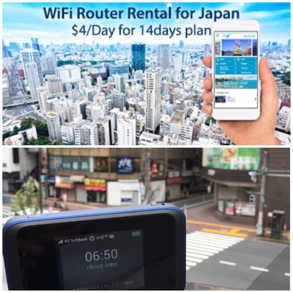 WeGoJapan's tweet image. Rent our Japan roaming wi-fi for as low as $4 per day with a 14 day plan.