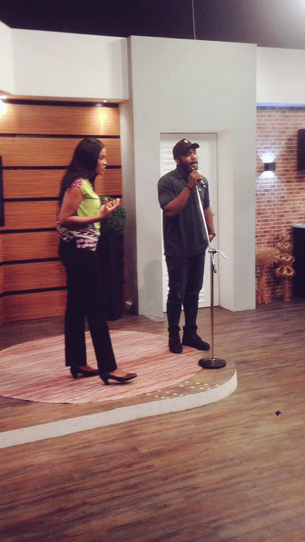 Omotayomusic's tweet photo. Special thanks to @TVCconnect for having me this morning on #WakeUpNigeria show. https://t.co/Z1au4uIVHI