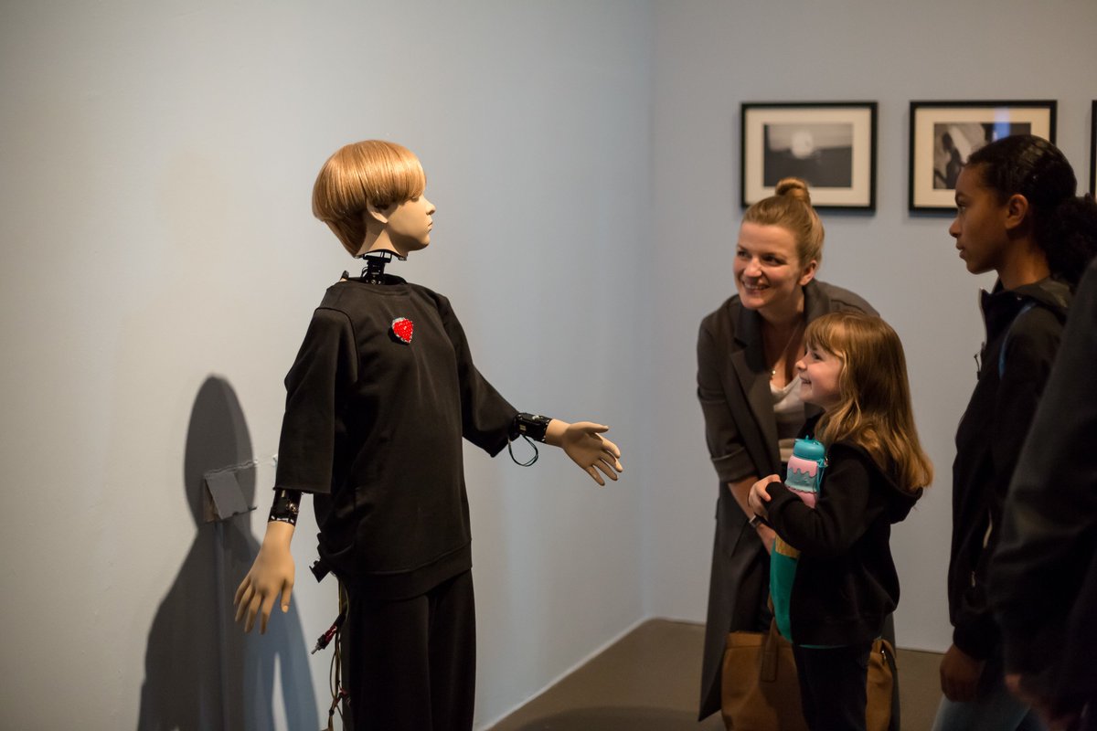 derbyquad's tweet photo. Have you visited our Robots & A.I. exhibitions yet? In our gallery until 10 Sept. Free. https://t.co/VI2WkAdQjs #derbyuk #QUADrobots https://t.co/1sercDs15z