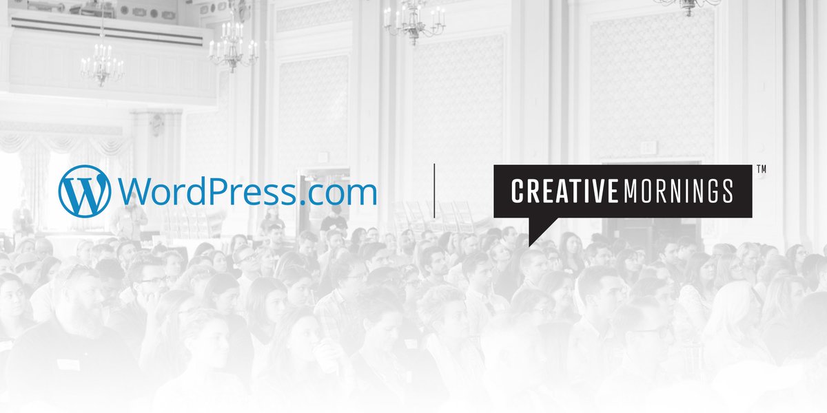 🎉 Big news! <a href="/creativemorning/">CreativeMornings</a> has a new Global Partner for Web Publishing: <a href="/wordpressdotcom/">WordPress.com</a>! Read about it here: bit.ly/wpjoinscm