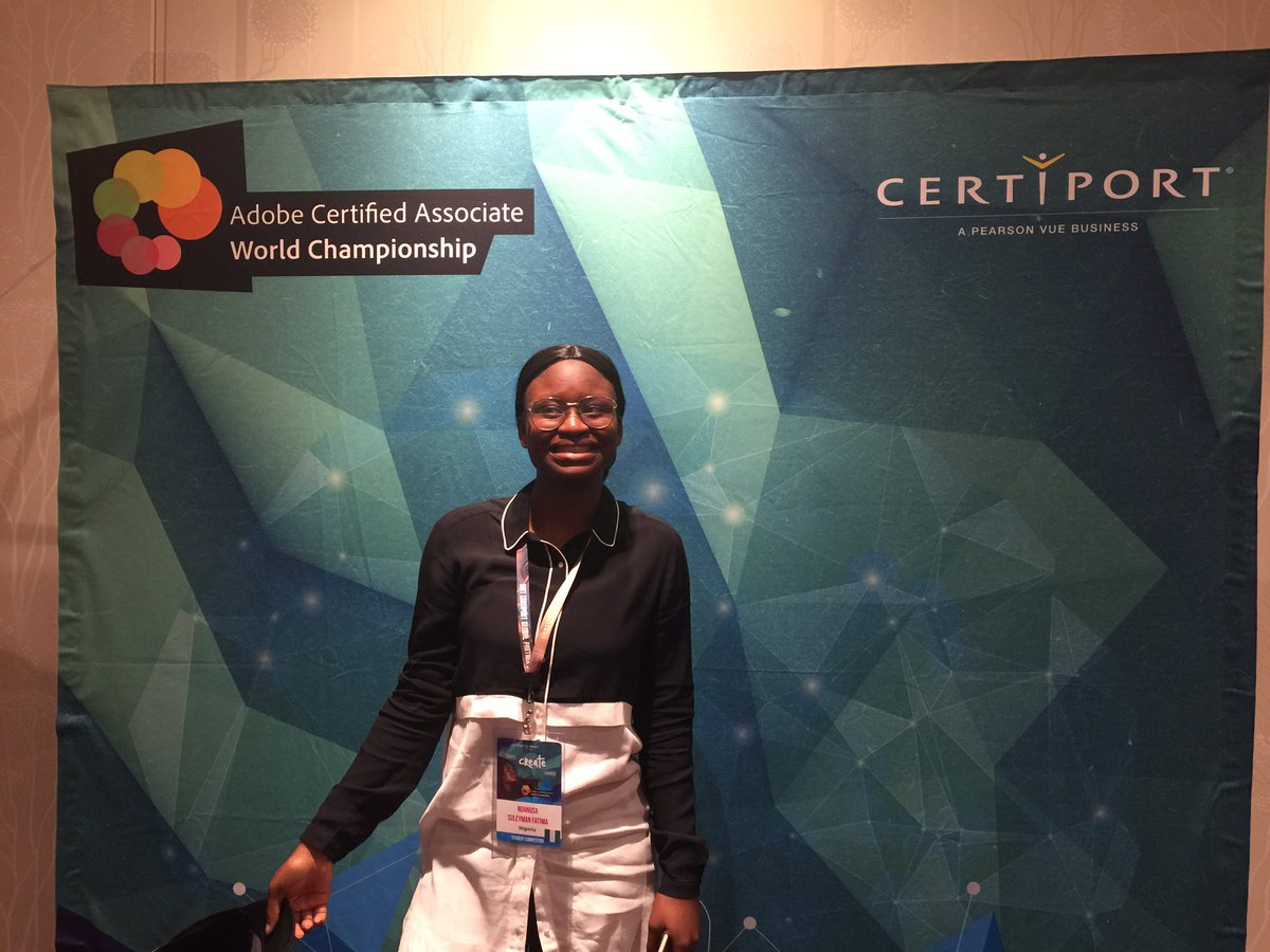 ReadMannaNg's tweet photo. Fatima Ndanusa of Aduvie International School, Abuja representing Nigeria at ACAWC, Disneyland, California #ReadManna https://t.co/IBKL4Lv7zY