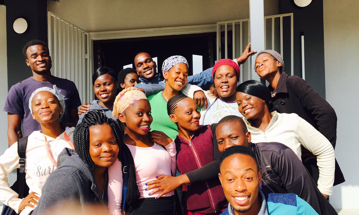 SA_Traveller's tweet photo. Action @HuntDLC1: BA students celebrate exception practice test results. Exam on Monday! https://t.co/aPf43jwZTf