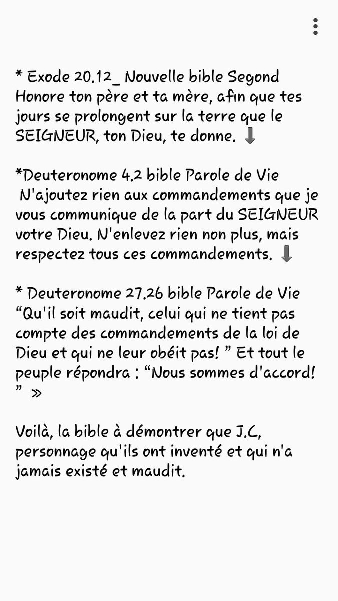 MutaHatouma's tweet photo. @Malaba5 @Maprization Biensur, je t'invite à lire attentivement ceci. Tu peux vérifier les verset par toi même avec le site référence biblique sur Google https://t.co/S7Phx3guPx