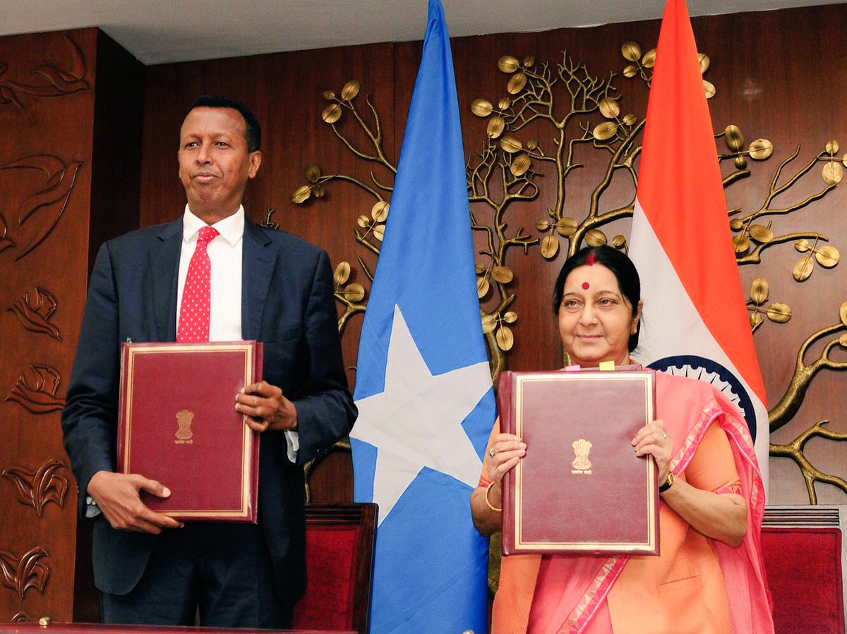 India, Somali sign agreement on transfer of sentenced persons