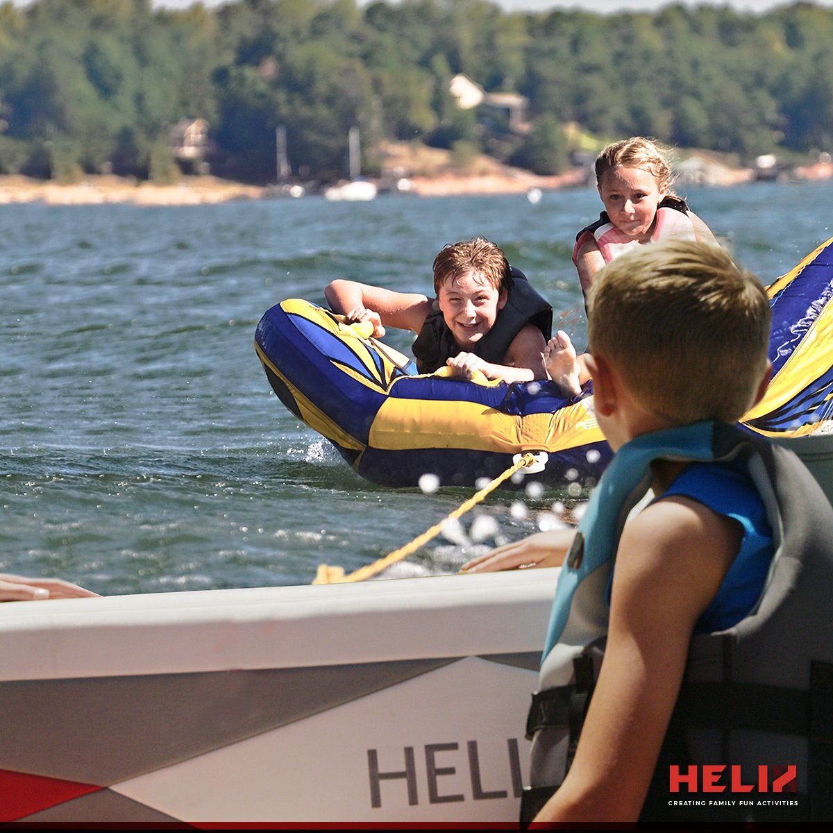 Boating is in our DNA. Helix Boats provide you with versatile watercraft to enjoy your favorite water activities. #HelixTheArrival #wakesurf