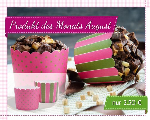 Tortissimo's tweet photo. Produkt des Monats #August: #Cupcake-#Backformen Rosa-Grün
Auch ohne Muffinblech verwendbar!
Details: https://t.co/Eclvy4RigK https://t.co/kiIb8mzQ9M