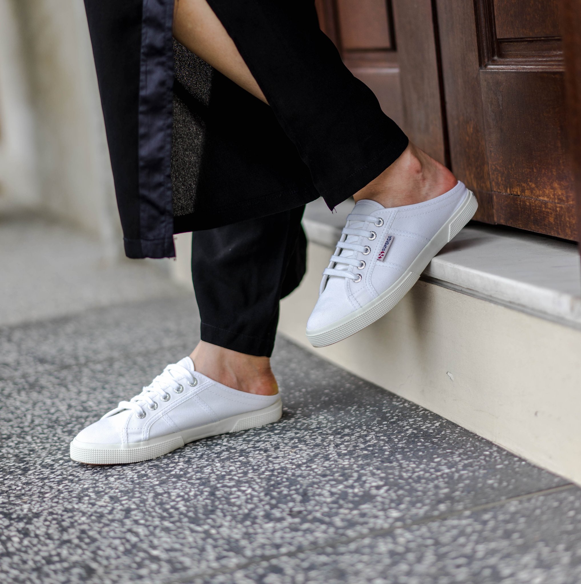 superga platform mule