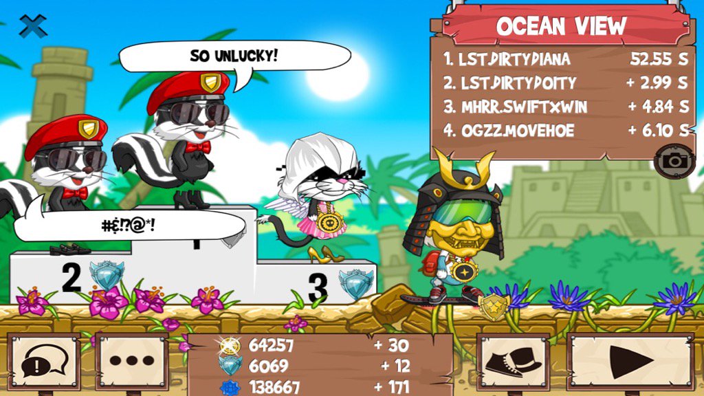 odelisandwich's tweet photo. Having a blast @ #funrun2 #DirtyDiana #SwiftxWin #MoVeH0e https://t.co/5DaFIfq9HU