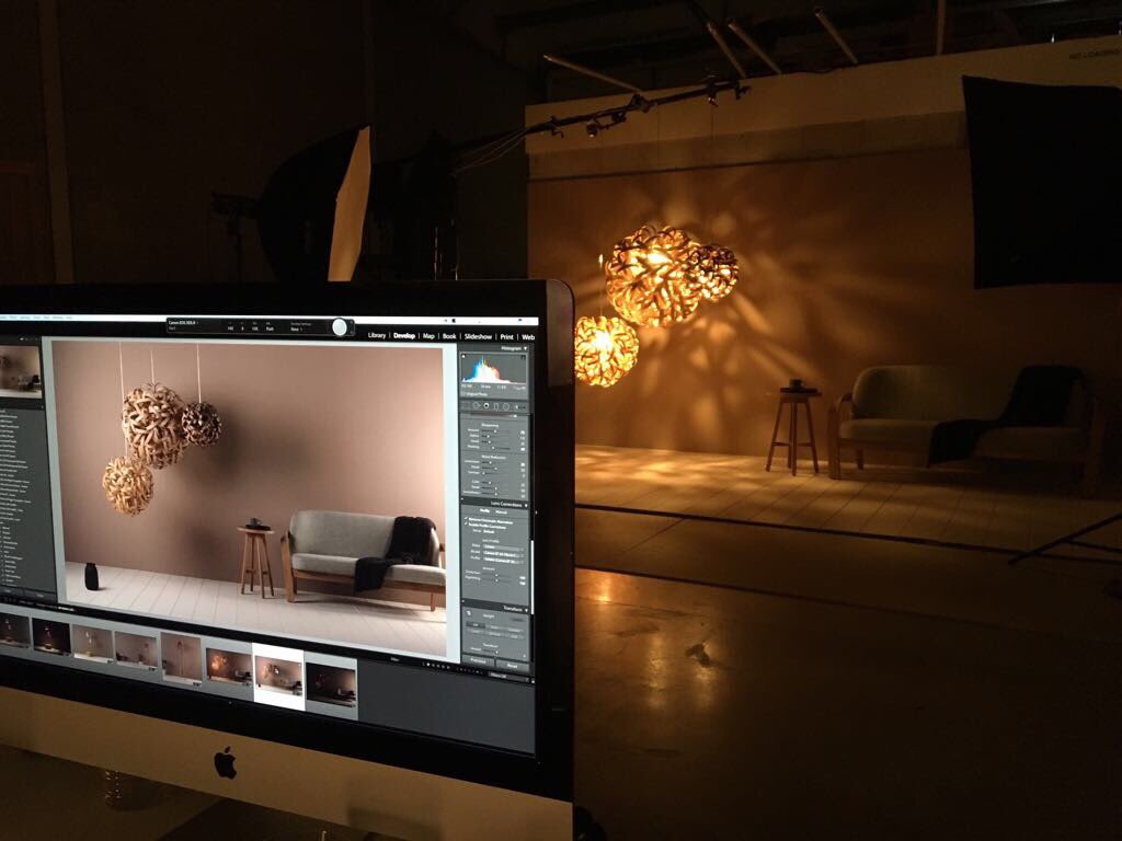TomRaffield's tweet photo. New colours and Clustered lighting in our New Collection 17/18 photoshoot. #tomraffield https://t.co/HGq2X5MuKa
