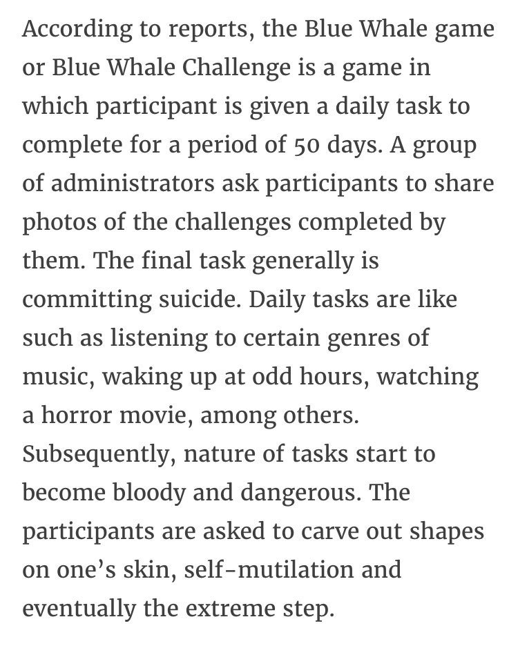 SimrankMundi's tweet photo. Please spread awareness regarding  #bluewhalechallenge 🙏
Harming yourself just to complete in some stupid game does not make you a winner https://t.co/zcI3i4jZkw