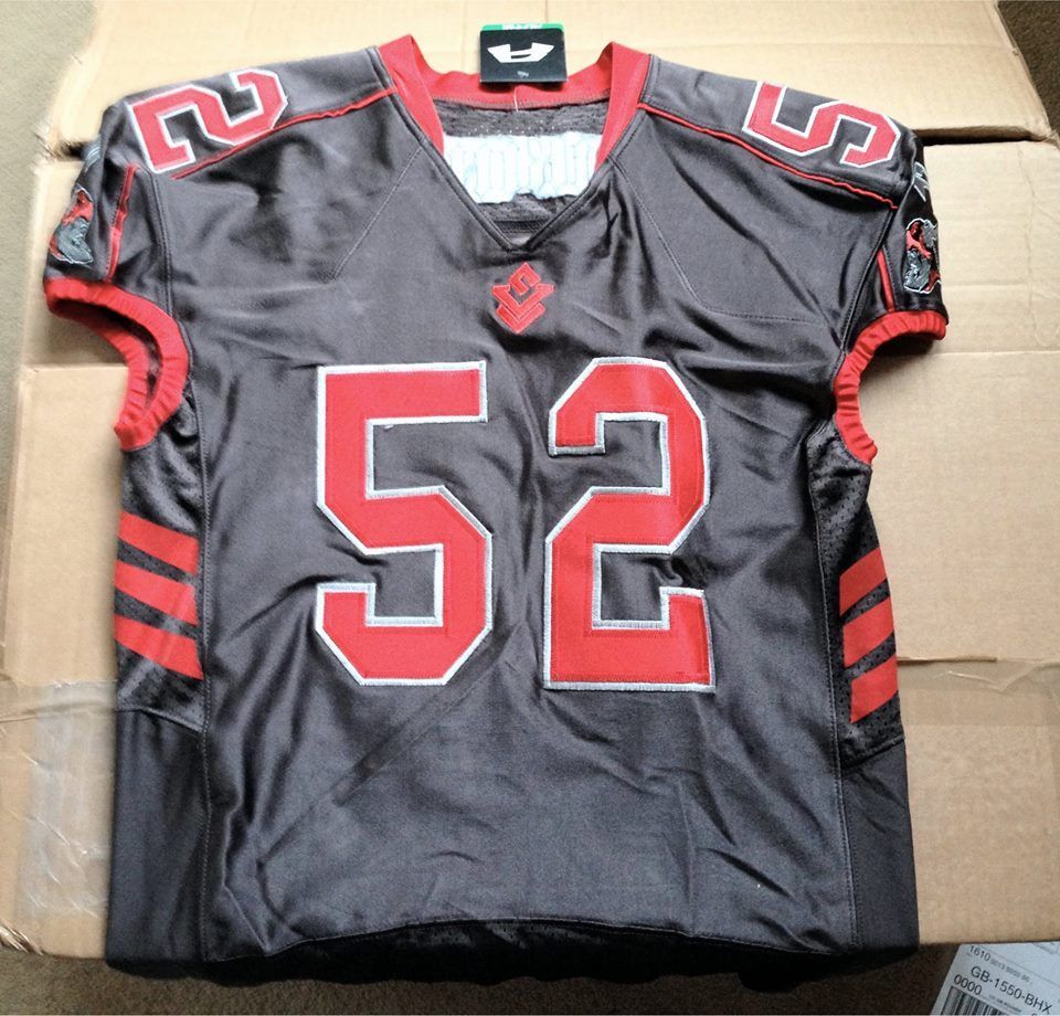 Complete set of 55 American Football jerseys made by Alpha Performance 
ebay.co.uk/itm/1424617199…