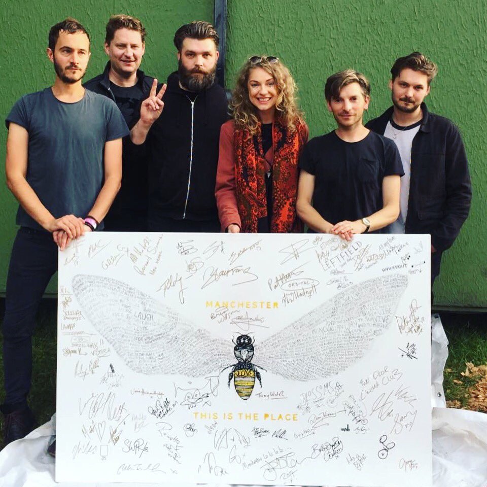 Today's the day!The #BeeLove #artauction starts at 6pm tonight! Until then more <a href="/KendalCalling/">Kendal Calling 🦌</a> updates: Huge thanks to <a href="/editorsofficial/">EDITORS</a>! 🐝❤️