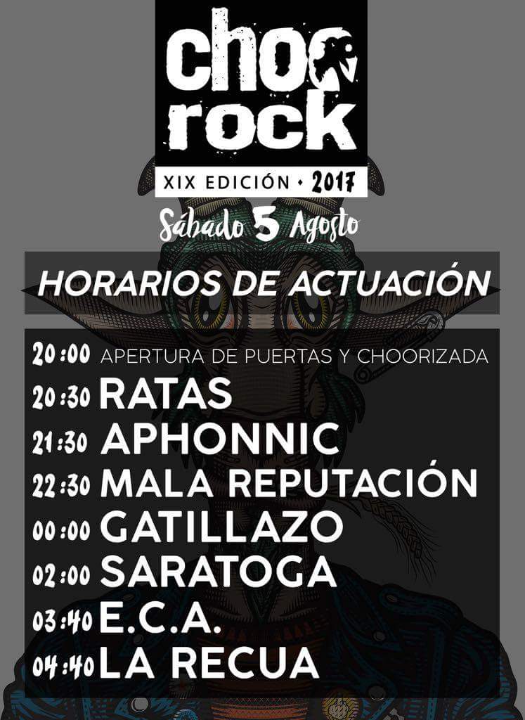 LaRecuaOfficial's tweet photo. Familia!! Nos vemos este sábado a las 4:40 hrs. cerrando el XIX @choorockfest 2017!! Preparados para bailar hasta el amanecer con #LaRecua?? https://t.co/7aAeavgdn3