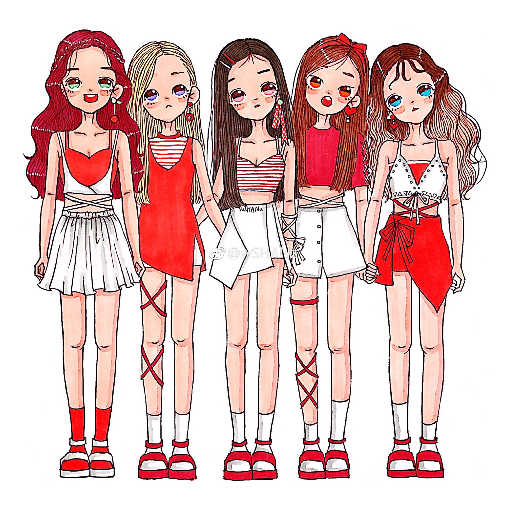Red Velvet рисунки