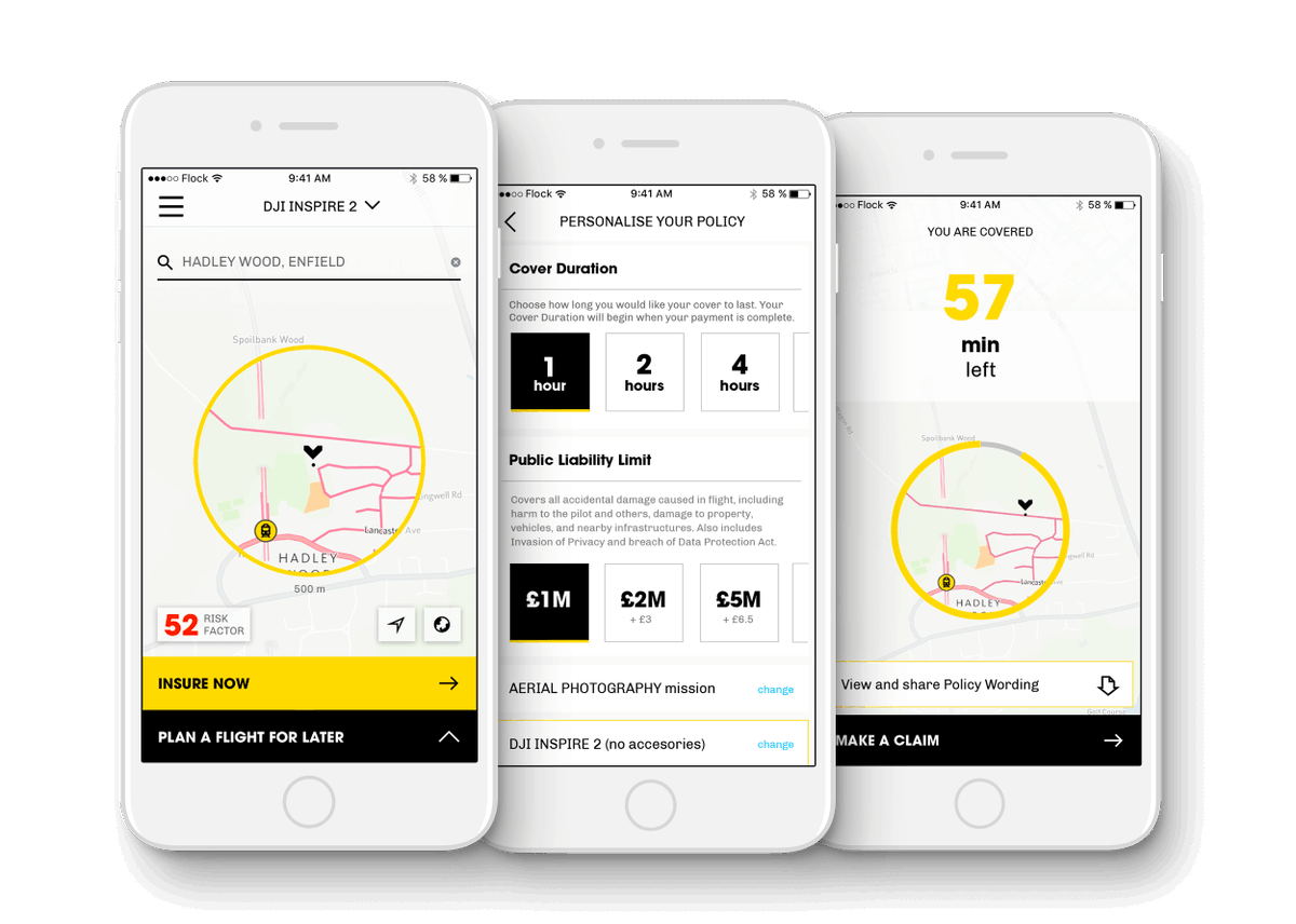 FlyingDroneNews's tweet photo. Allianz and InsurTech Startup Flock to Launch UK’s First Pay-as-you-Fly Drone Insurance https://t.co/iTvgvEjXTN https://t.co/ugBhctXkWa