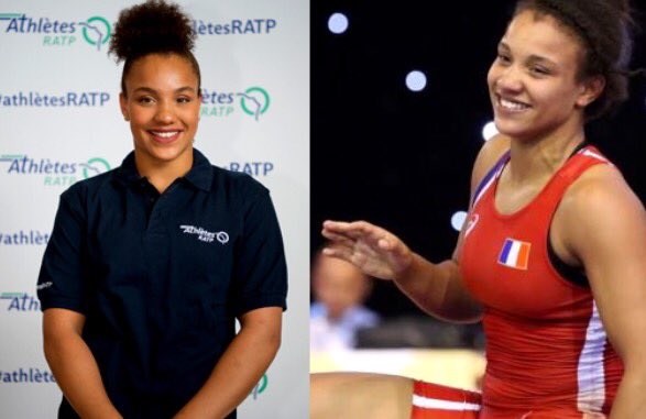 "Je me donne les moyens pour réussir" Rencontre avec Koumba Larroque,la grande favorite Mondial Lutte à Paris J-20 ➡️les-sportives-mag.fr/koumba-larroqu…