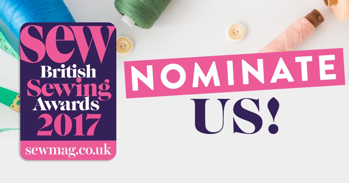 smdsewing's tweet photo. Please nominate us!  
Are we your "Best Online Retailer" or "Best Customer Service" or both? Then why not nominate!  https://t.co/U6uqJ8OMMI https://t.co/ndQS7Hinqs