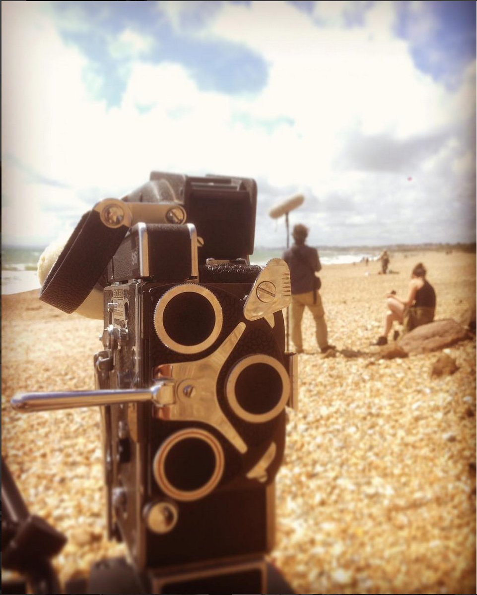 GiantSquidProd_'s tweet photo. First day of the new production #thesoldierwithnoname on the beach of Bournemouth Picture by Adrien Brauge #indiefilm #Filmmaking #Filmmaker https://t.co/7FA4RxyUly
