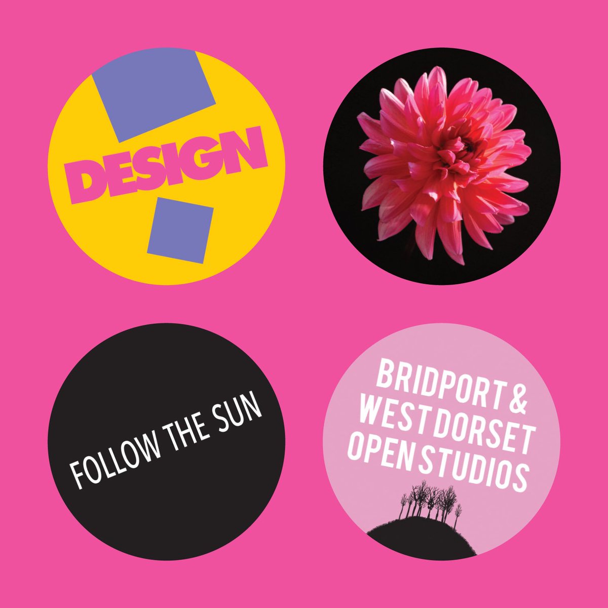 DesignTheBand's tweet image. Design v Black Shed @BridportArts Friday 11 August for @BridportOS @SimonEvolver / Badge pack for every ticket holder! #BridportOpenStudios