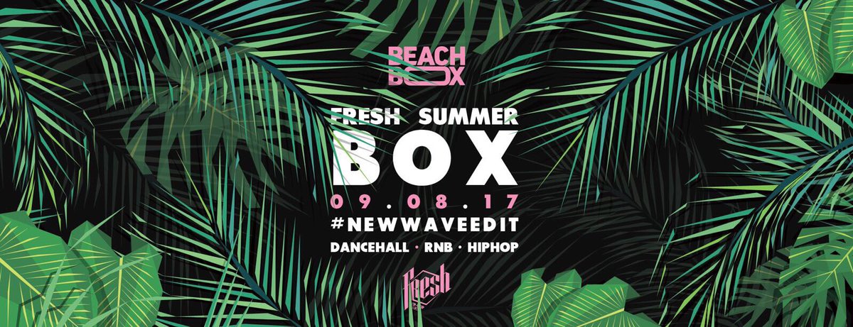 #FRESHparty !! 
The summer box. First one in 8 days !