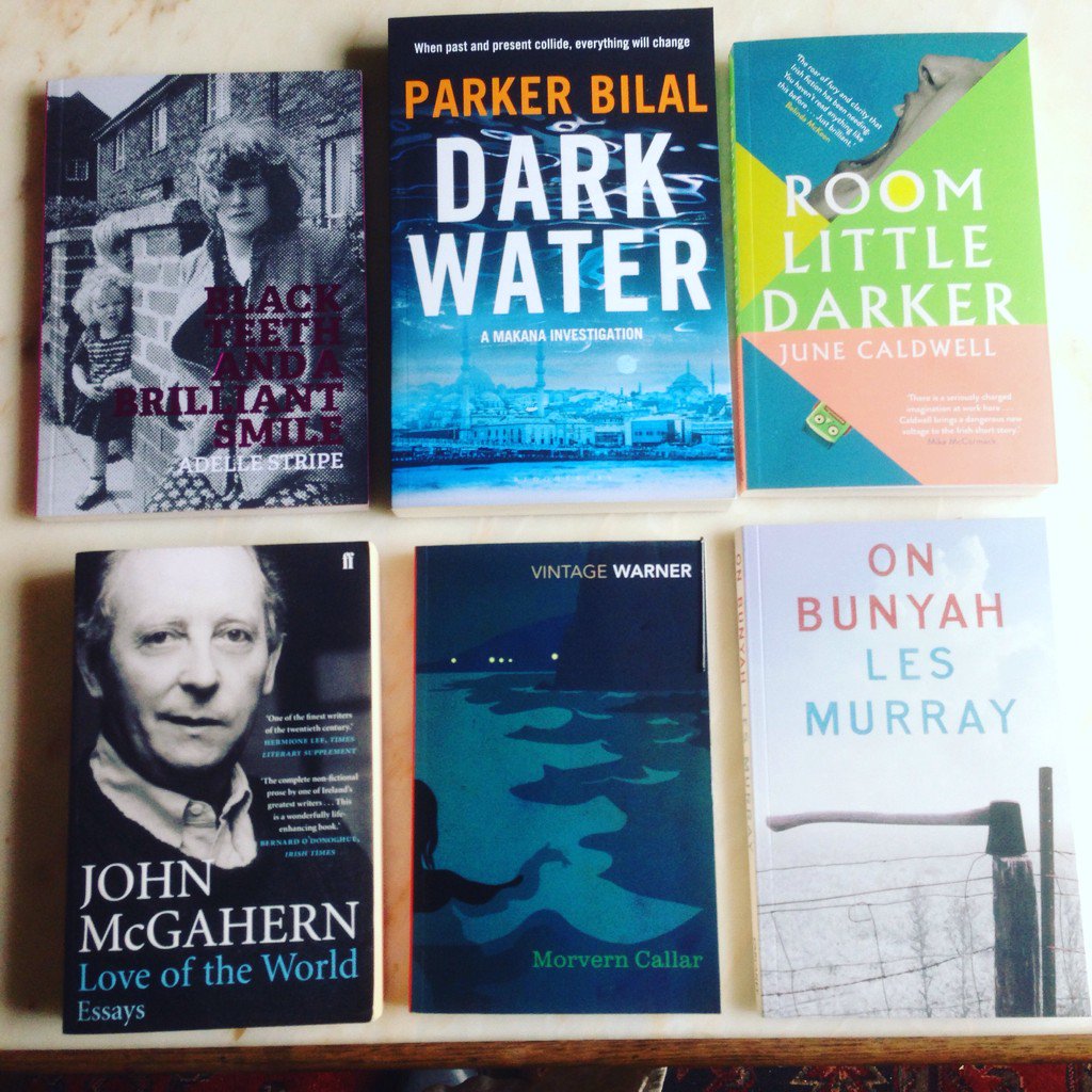 Dark week ahead #roomlittledarker @junecaldwell #blackteeth @adellestripe #morverncallar #parkerbilal #johnmcgahern