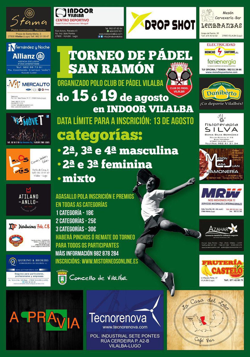 Aún no te apuntaste??? Ven a disfrutar, a jugar, a pasarlo bien!!! 🎾🎾🎾🎾🎾