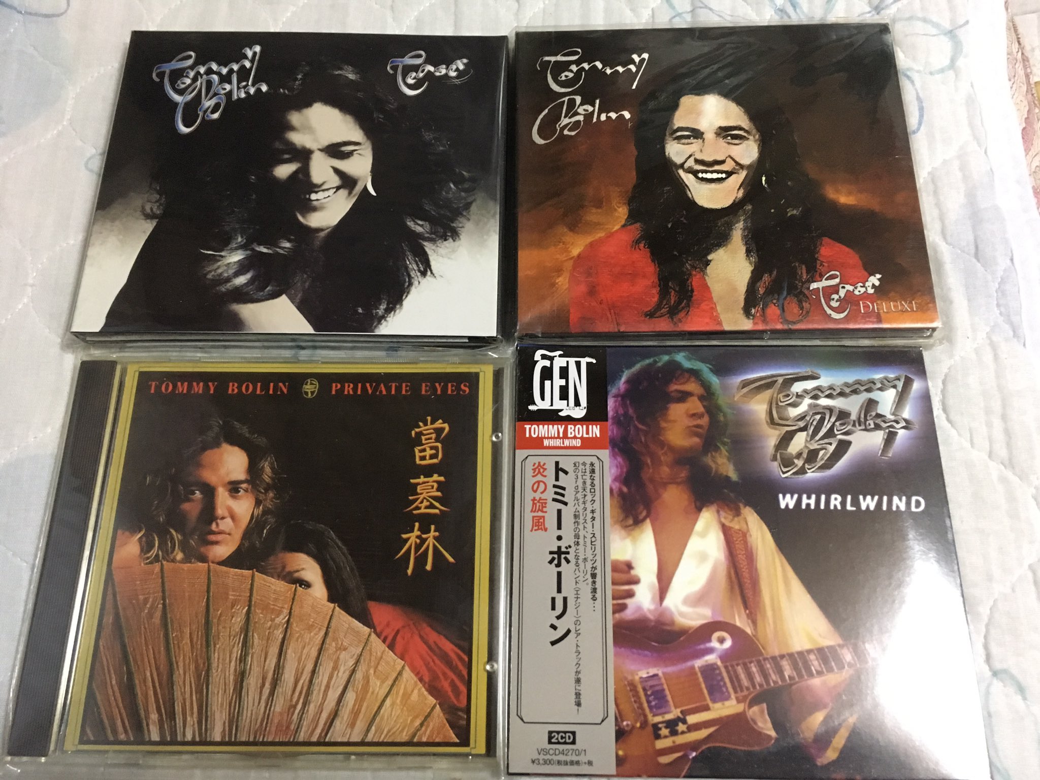 HAPPY BIRTHDAY TOMMY BOLIN                       The Ultimate TEASER 3CD\s TEASER DELUXE PRIVATE EYES WHIRWIND 