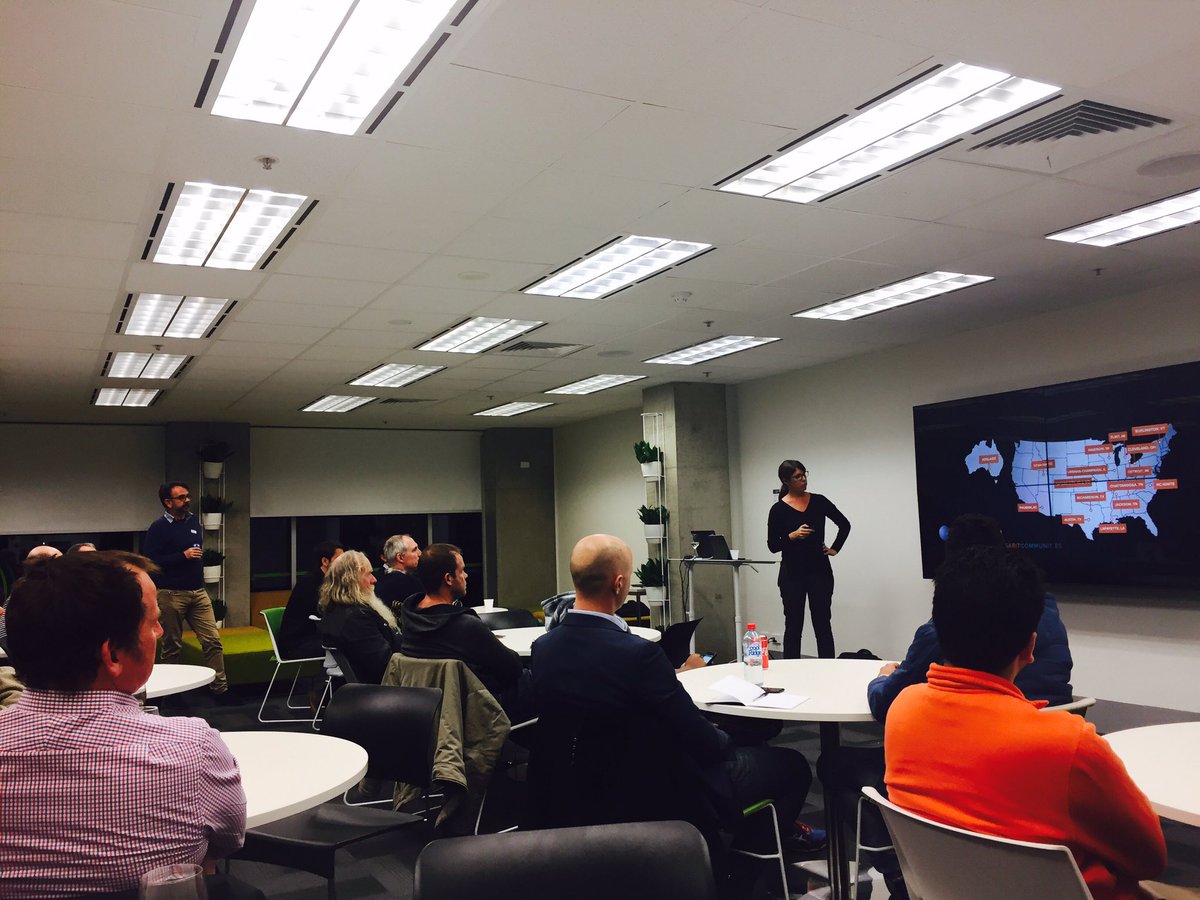 waperry's tweet photo. Hearing about #igniteus initiative @ICCUniSA with Jasmine Vreugdenburg @ruciak @leogaggl @seansimper @perrylogic @WorkforcePlan #IoT #meetup https://t.co/PKky6EWP1w