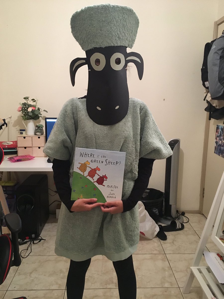 MelissaRocela's tweet photo. Bookweek! #whereisthegreensheep https://t.co/z8AxzlCjLn