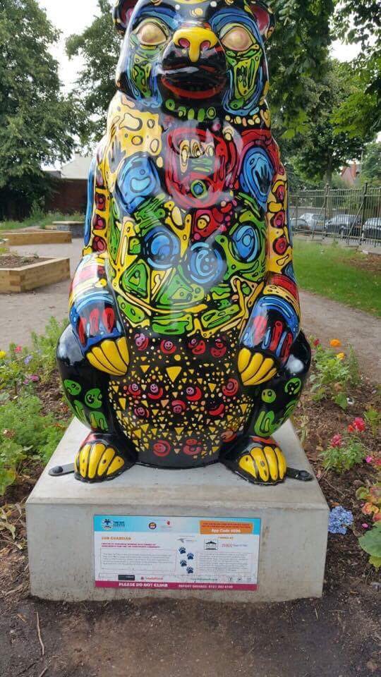 TransportForWM's tweet photo. Lovely day in @handsworthpark for the #NWMBears Hunt two more down! @WellActiveBear #SunGuardian #ThebigSleuth https://t.co/W6xLhoCBaC