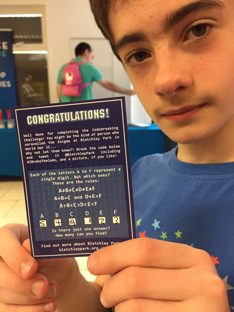 LJSSockmonkey's tweet photo. Fun at Butlins science zone @BletchleyPark #IBrokeTheCode
549123 https://t.co/K8JePje32a