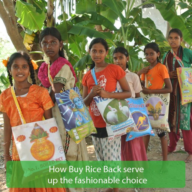 #SocialEnterprise <a href="/BuyRiceBack/">Buy Rice Back</a> turn old rice sacks into colourful accessories, profits to care of children in #India thisisgoodwork.org/blog/buy-rice-…