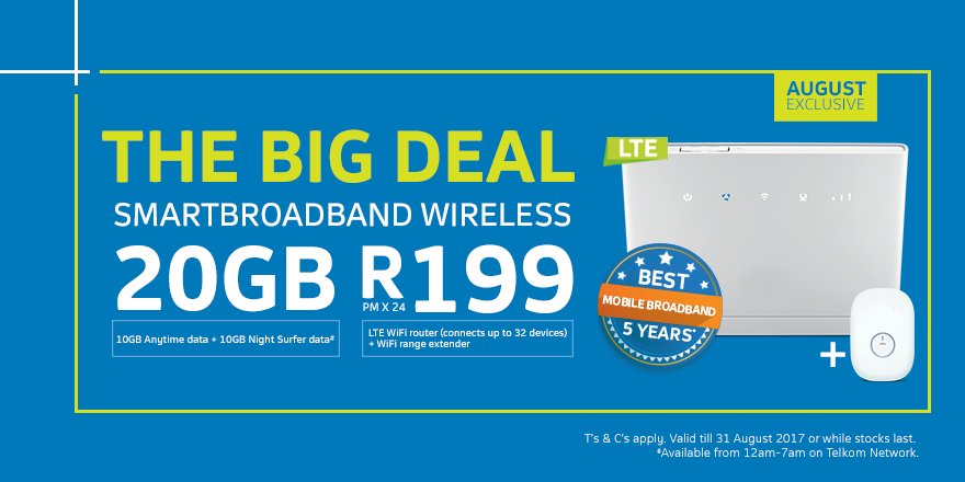 telkom wifi deals for home