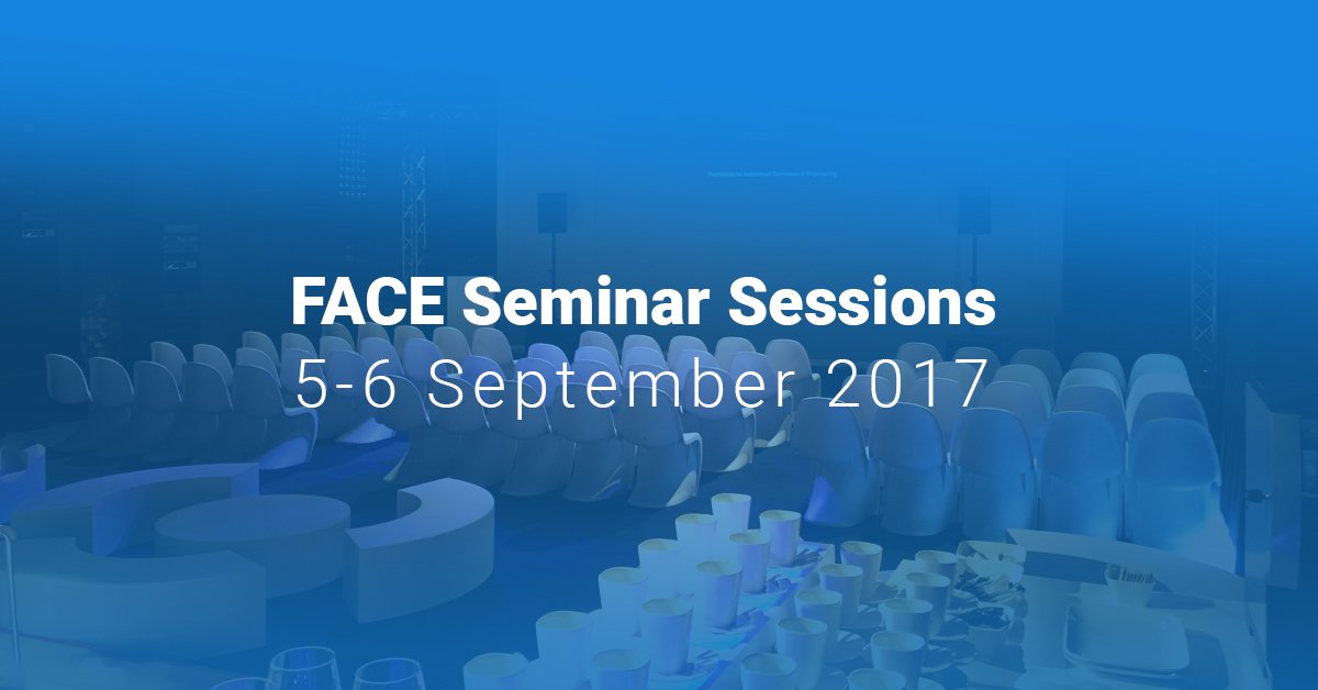 FACEbelgium's tweet photo. FACE Seminar Sessions: 5-6 September 2017: https://t.co/3RCurV9yK9 https://t.co/qzfak9LMdc