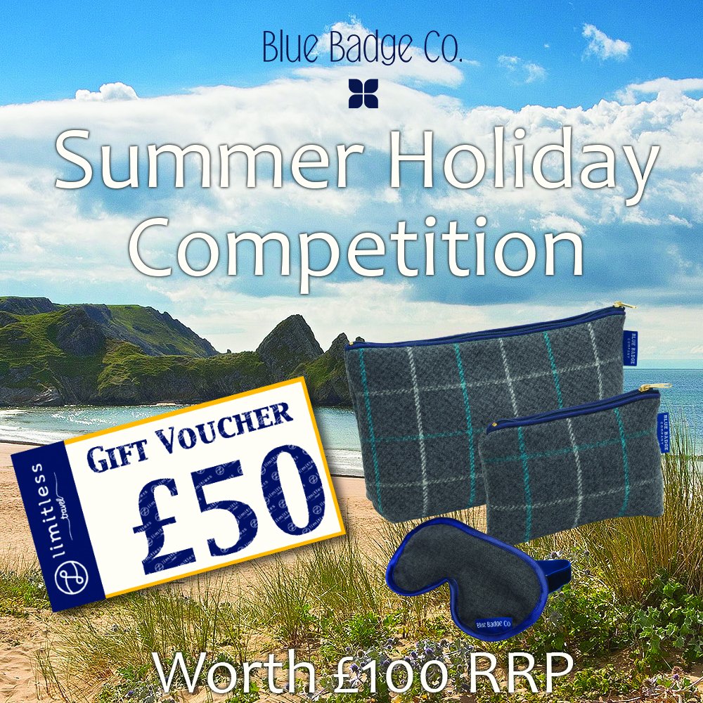 BlueBadgeCo's tweet photo. WIN WIN WIN!!! Yipeee! It's competition time! Enter now to WIN £96 of goodies from Limitless Travel &amp; Blue Badge Co https://t.co/51cOIjetYZ https://t.co/xocMrsSnYf