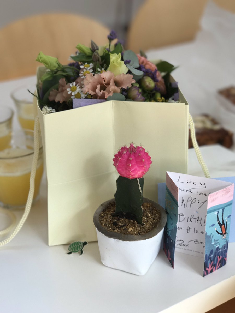 Lucy_Chaloner's tweet photo. Birthday fun times 🍊🥐💐 https://t.co/PjiKlJ869K
