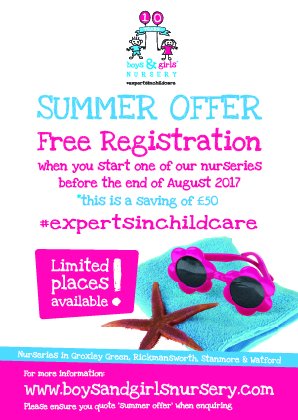 It's August which means our summer offer runs out at the end of this month! Tell your friends - there's not long left...
#expertsinchildcare