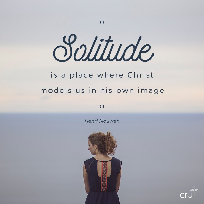 CruHighSchool's tweet photo. How do you intentionally get alone with God? #remodeledhearts #unhurriedlife https://t.co/GcBXwpII7a