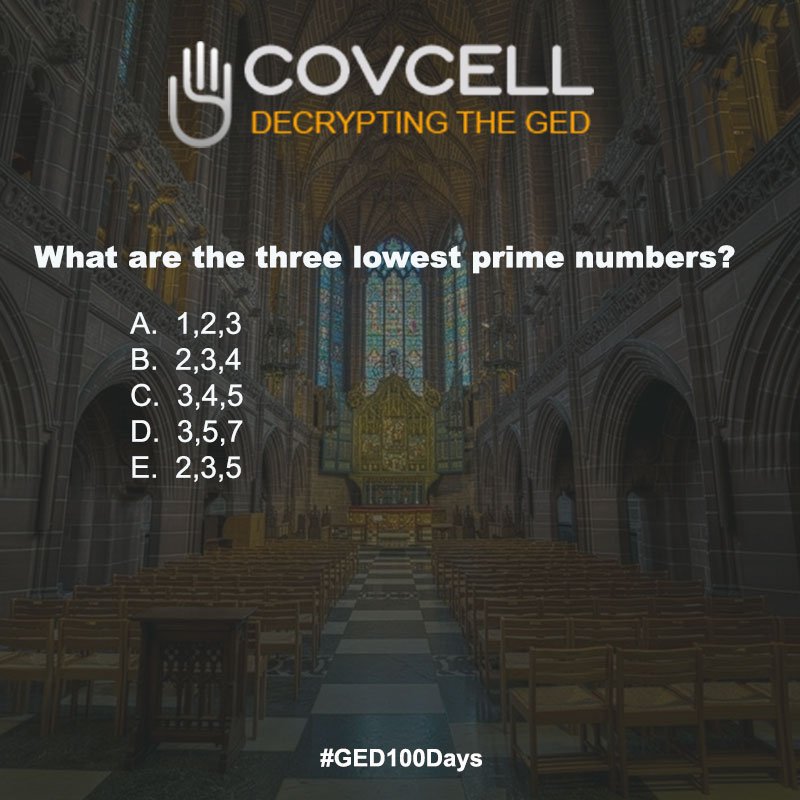 onsegoprep's tweet image. #GED Math: Prime Numbers. covcell.com/math-prime-num… #GEDClass #GetYourGED #Adultlearners #AdultEdu #Covcell