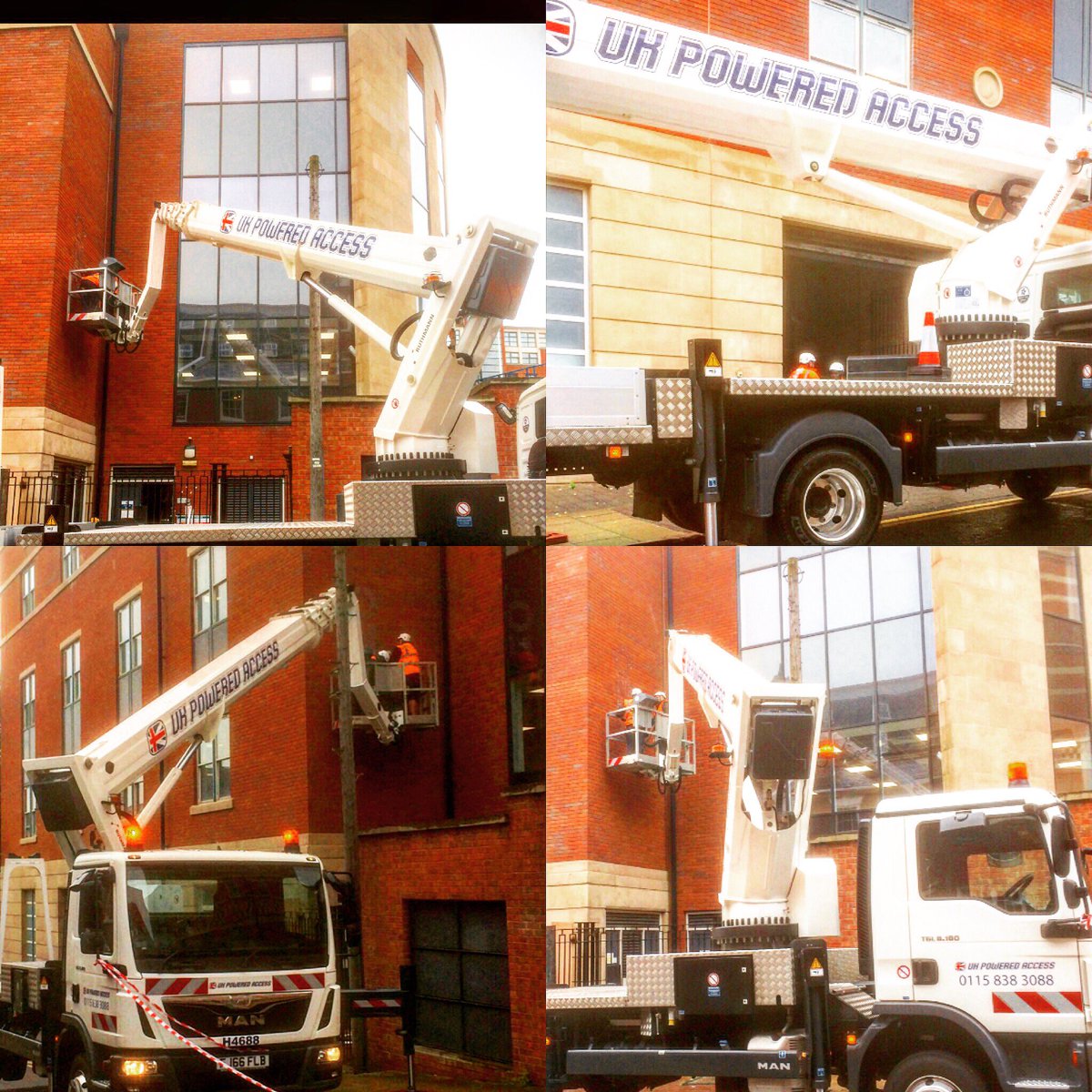 UKpowered's tweet photo. Our lovely 33m truck mount in action - 0115 8383088 #ukpoweredaccess 🇬🇧 https://t.co/psjvKEoKYX