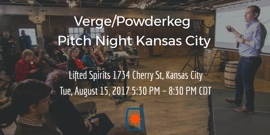 We are bringing Verge now Powderkeg pitch night back to where it all started. Join us on Aug.15th <a href="/LiftedSpirits/">Lifted Spirits</a> KC. eventbrite.com/e/vergepowderk…
