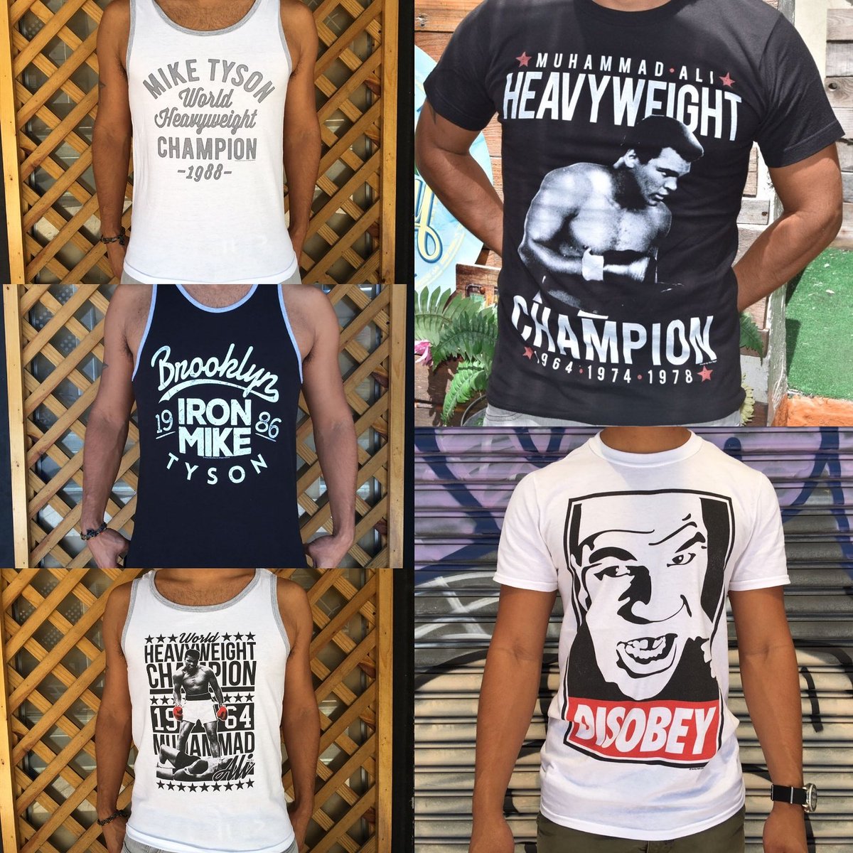 msmfightshop's tweet photo. Tyson and Ali shirts and tanks are a hit and moving quick! Only $24.99 #Ali #boxing #heavyweightchamp #MikeTyson #boxingtees https://t.co/B7hFY81Vfo