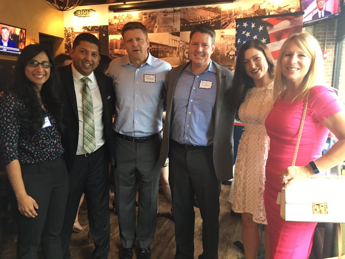 SamAtElevate's tweet photo. Had a great time @pateltimes's fundraiser hosted @Irish31Tampa w/ @hapatel9, Chris Kirschner @BDGArchitectUSA, @BDO_USA &amp; @EasyLivingwTech! https://t.co/xmE0whRDKq